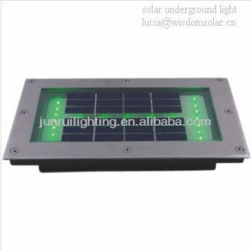 led solar garden brick light